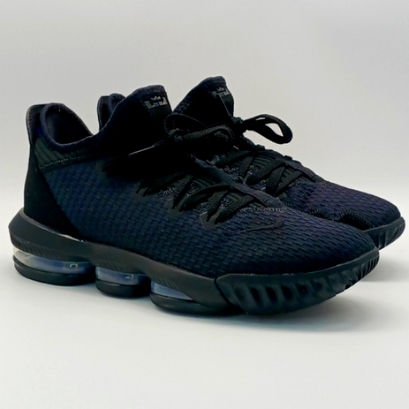 Nike Lebron 16 Streetwear/Basketball Shoes 'Triple Black' Size 8 Men/9.5 Women - Picture 2 of 9